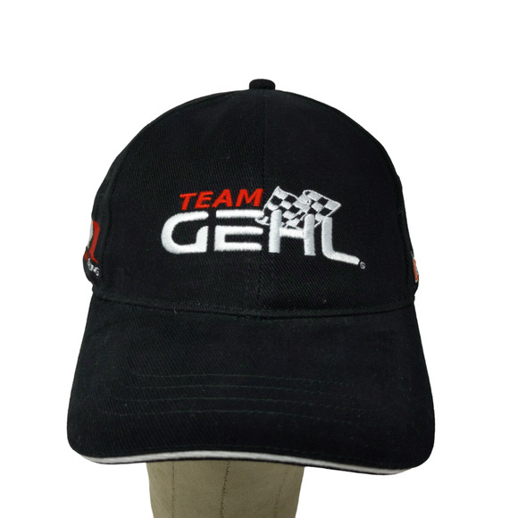Team Gehl Men's Rahal Letterman Racing Strapback Hat Black #18 Embroidered Logo - Picture 1 of 13